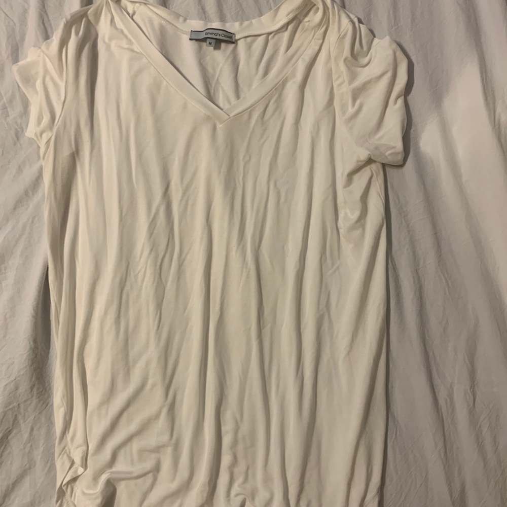 short sleeve flowy shirt